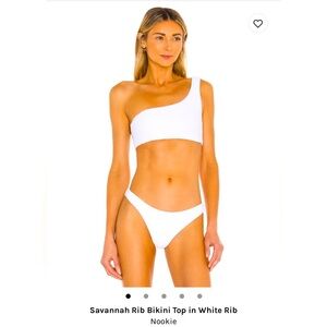 Nookie Savannah Rib One Shoulder Bikini Top